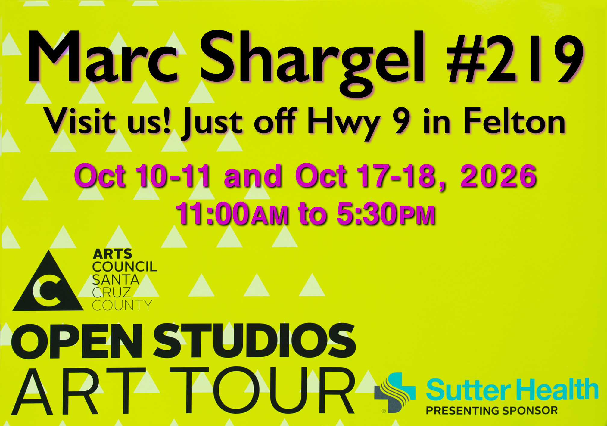 Open Studios Poster